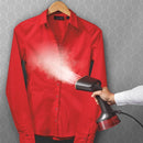 Handheld Garment Steamer, Ceramic Steam Clothes Steamer with Regular & Max Steam Modes, 300 mL Water Tank, 10 ft Cord, Fabric Brush