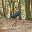 Hanging Hammock Chair with Footrest – Foldable Camping & Garden Seat