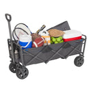 Mac Sports Extended Folding Wagon with Brakes