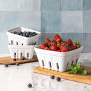 over&back Stoneware Basket Set, 3-pieces