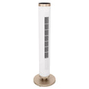 Seville Classics UltraSlimLine 96.01 cm (37.8 in.) Oscillating Tower Fan with Remote and LED Base Light