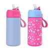 Bentgo Kids 414 mL (14 oz.) Stainless Steel Water Bottle, 2-pack