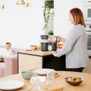 Babymoov Duo Meal Lite Baby Food Maker: Steam, Blend, Defrost, and Reheat With 6 Storage Containers