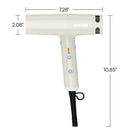 High-Speed Digital Hair Dryer, Ionic & Tourmaline Ceramic Hair Dryer with Diffuser & Concentrator, 1600W, 3 Heat & 3 Speed Settings