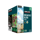 Kirkland Signature Organic Breakfast Blend Fair Trade Coffee K-Cup Pods Pack of 120