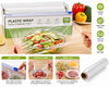 Clear Plastic Food Wrap Film Roll – Strong Cling Kitchen Wrap with Cutter Box for Fresh Food Storage