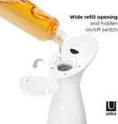 Umbra Otto Automatic Soap Dispenser – 8.5 fl oz (250 ml) Touchless Foaming Hand Soap Dispenser, Modern Design