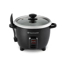 10-Cup Rice Cooker, Nonstick Electric Rice Cooker with Keep-Warm Function, Tempered Glass Lid, Rice Paddle & Measuring Cup, Family Size