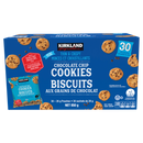 Chocolate Chip Cookies Pack – 30 Individually Wrapped Soft & Chewy Cookies (28 g Each)