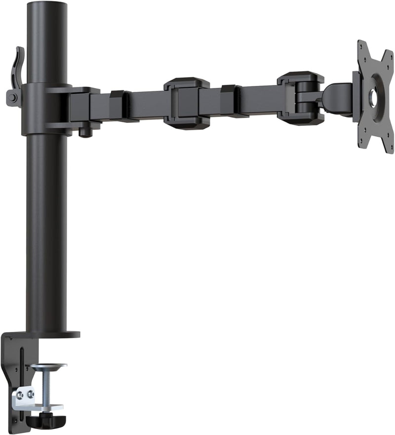 FlexMount Solo Monitor Arm – Adjustable Desk Stand, Steel