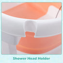 Soobaby 4-in-1 Newborn to Toddler Tub with Temperature Sensor,Infant Waterproof Ear Cap and Soft Cushion included,Pink