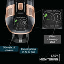 X-Force Flex 15.6 Cordless Stick Vacuum Cleaner, 80 Minute Run Time, Black & Copper (Open-Box)