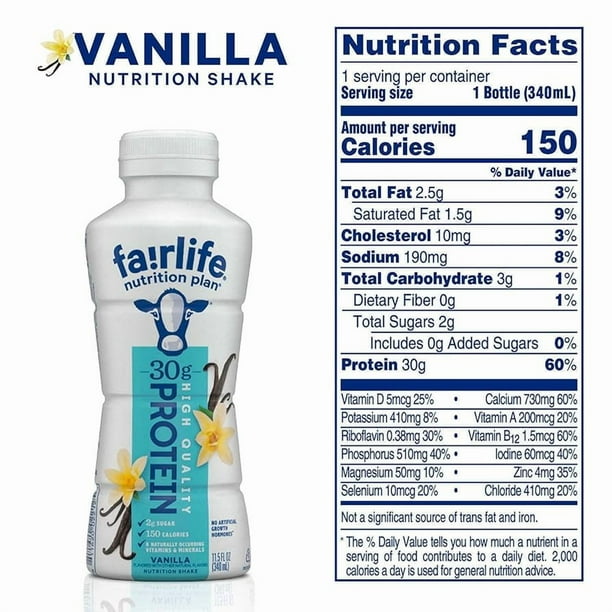 Fairlife Vanilla Protein Shake, 18 x 340 mL