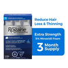 Rogaine Hair Growth Treatment for Men - Reduce Hair Loss & Thinning - 5% Minoxidil Foam - 3 Month Supply, 3x 60g