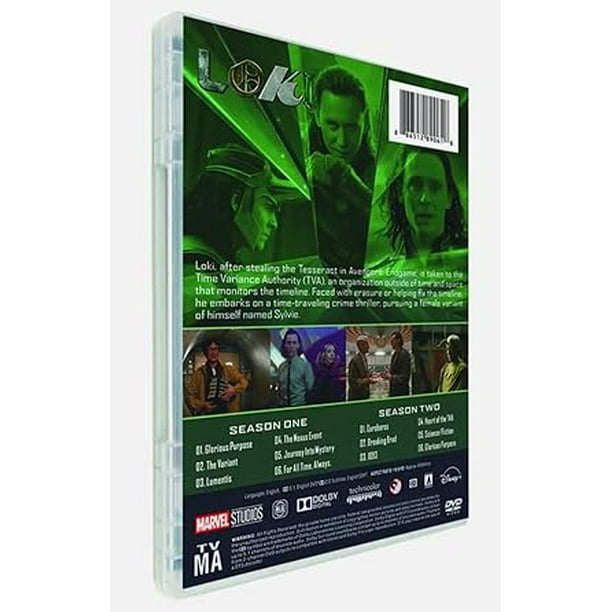 Loki: Season 1-2 Complete DVD, English Only