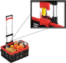 Magna Cart Stair Climbing 6-Wheel Folding Aluminum Hand Truck Dolly Cart with Tote Attachment Ideal for Moving Boxes, Groceries, Heavy Equipment