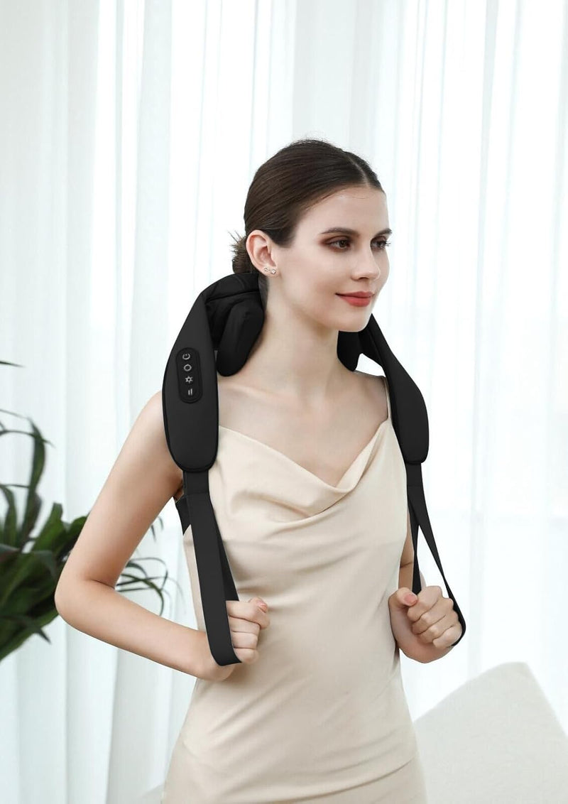 HENU Cordless Neck and Shoulder Massager with Heat