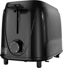 BLACK+DECKER 2-Slice Toaster with Toast Shade Selector, Removable Crumb Tray, and Auto Shut-Off