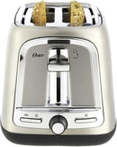 Oster 2 Slice Extra-Wide Slot Toaster, Stainless Steel