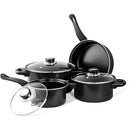 Alpine Cuisine 7-Piece Nonstick Carbon Steel Cookware Set