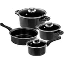 Alpine Cuisine 7-Piece Nonstick Carbon Steel Cookware Set
