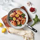 8-Inch Nonstick Frying Pan, Ceramic Coated Skillet, PFOA-Free Cooking Pan with Thick Aluminum Base, Small Fry Pan for Eggs, Vegetables & Everyday Cooking