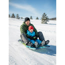 Sno-Storm Viper Neve Foam Snow Sled – 50-Inch Lightweight 2-Rider Sled with Handles | Winter Toboggan Board for Kids and Adults Color may vary ( 1 Pack)