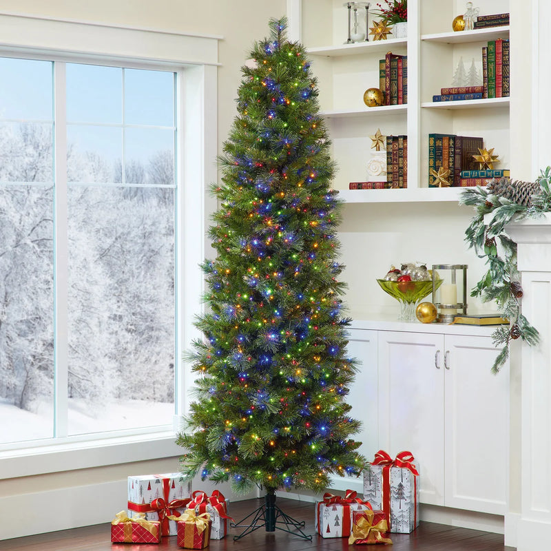 7.5 ft Pre-Lit Artificial Christmas Tree