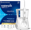 Waterpik Aquarius Water Flosser Professional For Teeth, Gums, Braces, Dental Care, Electric Power With 10 Settings, 7 Tips For Multiple Users And Needs, ADA Accepted, White WP-660