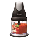200W Food Chopper, Mini Electric Food Processor, Vegetable Chopper & Mincer, Garlic Herb Cutter, Puree Maker with One-Touch Pulse Control, Black & Gray
