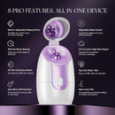 Facial Steamer, High-Speed Nano steam, Deep Cleansing, Pore Care, Repairs and Strengthens Skin's Foundation, Facial Humidifier, Home Facial spa, Hydrating Moisturizing, Sensitive Dry Skin spa