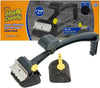 Scrub Daddy BBQ Daddy + Refill Heads | BBQ Cleaning Brush with Scraper & Bottle Opener, Barbeque Grill Cleaner, Wire Bristle Free, Barbecue Cleaner Brushes
