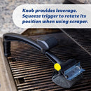 Scrub Daddy BBQ Daddy + Refill Heads | BBQ Cleaning Brush with Scraper & Bottle Opener, Barbeque Grill Cleaner, Wire Bristle Free, Barbecue Cleaner Brushes