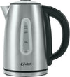 Oster Electric Kettle, Stainless Steel Tea Kettle, Water Boiler & Heater, 5 Temperature Settings, 1.7 L