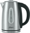 Oster Electric Kettle, Stainless Steel Tea Kettle, Water Boiler & Heater, 5 Temperature Settings, 1.7 L