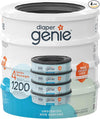 Diaper Genie Unscented Round Refill, 4-pack