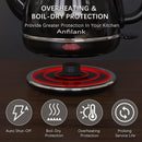 Electric Gooseneck Kettle, 1L 1500W Fast Boil, 100% Stainless Steel BPA Free Pour-Over Coffee & Tea Kettle, Water Boiler with Auto Shut & Boil-Dry Protection, Black