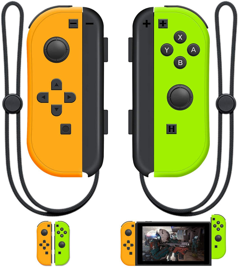 SINGLAND Joy Con Wireless Controller Replacement for Switch, Left&Right Remote with Wrist Strap