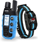 Henu Dog Training Collar – 2600 ft Remote Range, Waterproof Rechargeable Shock Collar with Beep & Vibration Modes | Adjustable for Small to Large Dogs | Dual Channel Support