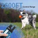 Henu Dog Training Collar – 2600 ft Remote Range, Waterproof Rechargeable Shock Collar with Beep & Vibration Modes | Adjustable for Small to Large Dogs | Dual Channel Support