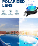 ZIONOR G1 Polarized Swimming Goggles Anti-Fog for Adult Men Women