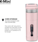 Keurig K-Mini Coffee Maker, Single Serve K-Cup Pod Coffee Brewer, 6 to 12 oz. Brew Sizes, Dusty Rose