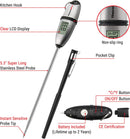 ThermoPro TP02S Instant Read Meat Thermometer Cooking for Kitchen Food Grill BBQ Steak Smoker Oil Milk Yogurt
