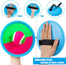 Toss and Catch Ball Set Kids Toys Outdoor Games Beach Toys Pool Toys Paddle Game Velcro Ball Set with 4 Paddles and 4 Balls