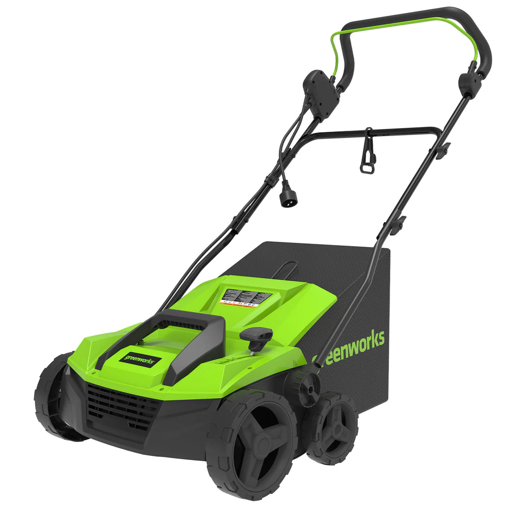 Greenworks deals lawn scarifier