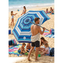 Rio Beach Umbrella 7.5 FT – UV Protection, Tilt Adjustable, Portable Sun Shade for Beach & Outdoor Use