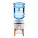 Ceramic Countertop Water Dispenser, Non-Electric Tabletop Water Cooler for 3 & 5 Gallon Bottles, Room Temperature Water, Portable Design