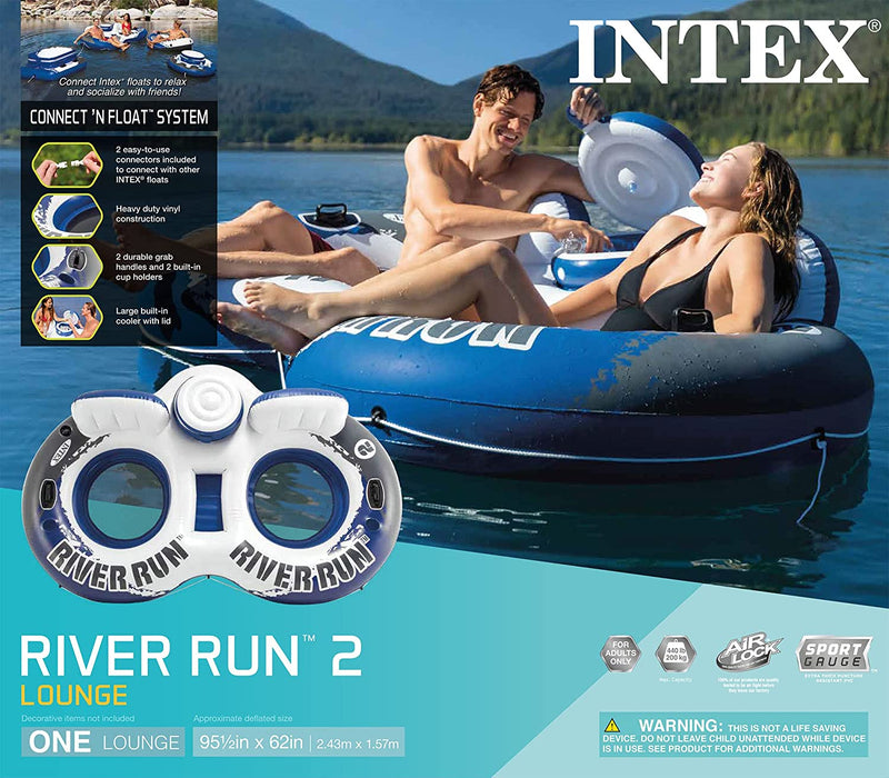 Sport　II　River　Intex　Lounge,　Inflatable　951/2　58837EP　Float,　Run　Water