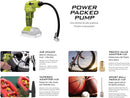 24V-AJC-AJV-LTE 24V IONMAX High Volume Inflator & Portable Air Compressor Kit, w/ 2.0-Ah Battery + Charger, Storage Bag, 3 Inflation Adapters, and Nozzle Pin Attachments