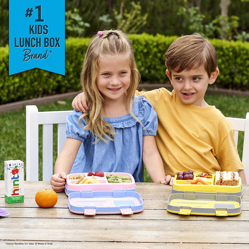 Bentgo Kids Prints (Unicorn) - Leak-Proof, 5-Compartment Bento-Style Kids Lunch Box - Ideal Portion Sizes for Ages 3 to 7 - BPA-Free and Food-Safe Materials